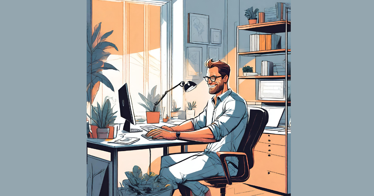 working from home